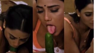 South Indian actress viral sex with cucumber